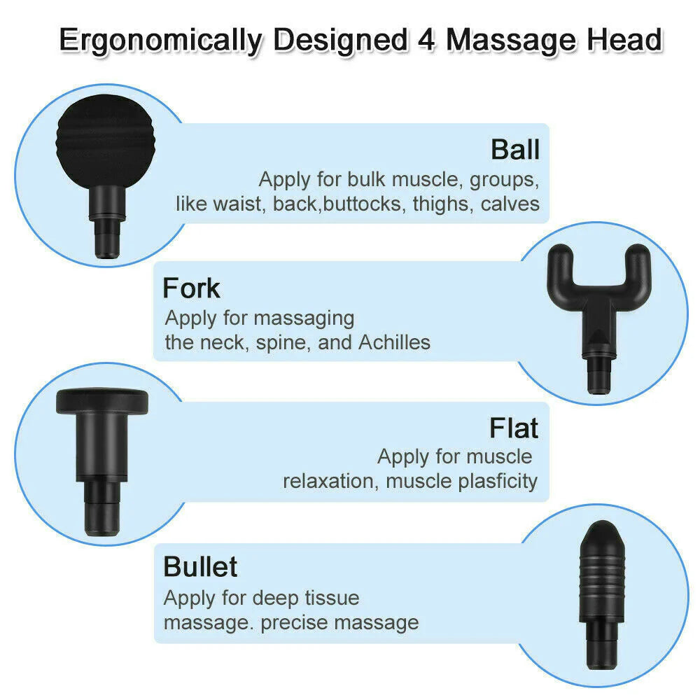 Boost Your Recovery: Powerful Percussion Massage Gun!