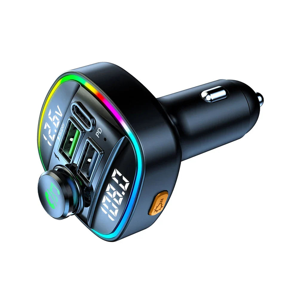 Your Music, Your Way: Bluetooth 5.0 FM Transmitter for Every Journey!