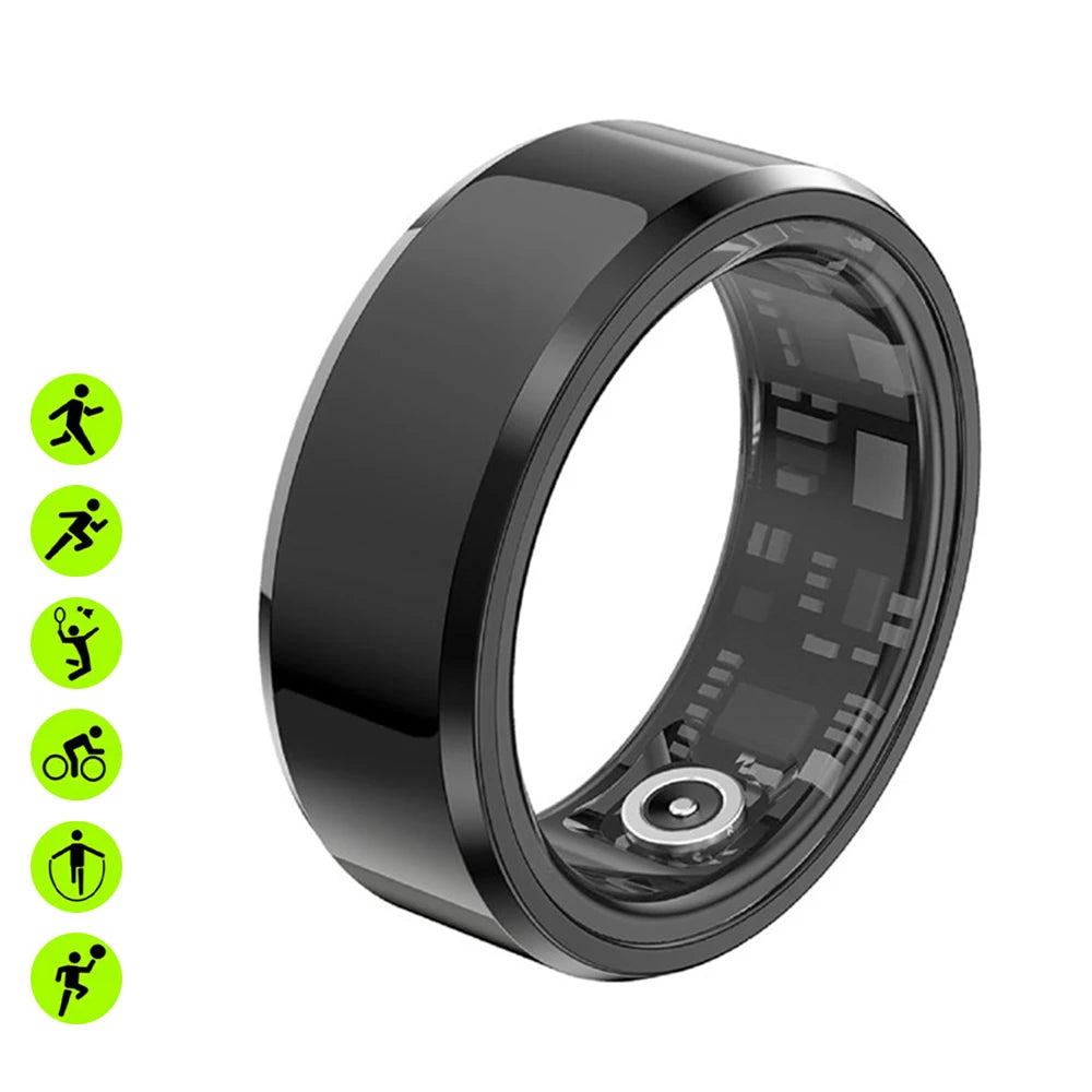 Smart Fitness Ring with Heart Rate Monitor!