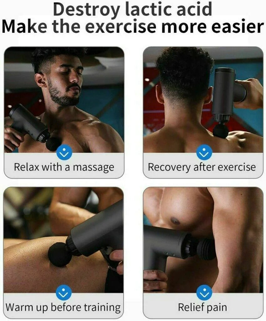 Boost Your Recovery: Powerful Percussion Massage Gun!